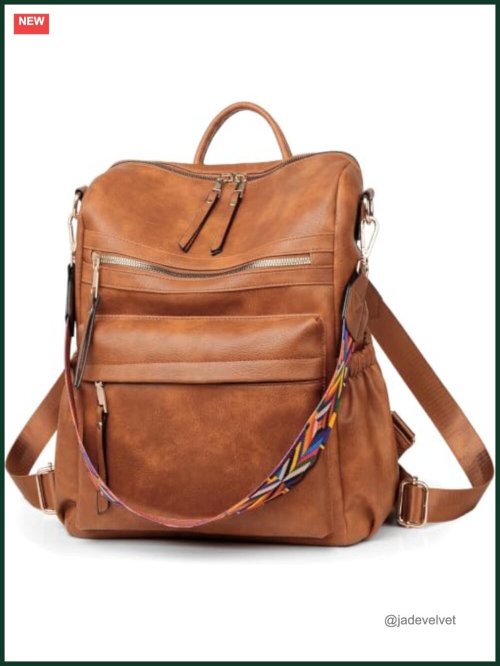 Women's Leather Fashion Backpack Purse Convertible Shoulder Bag Large